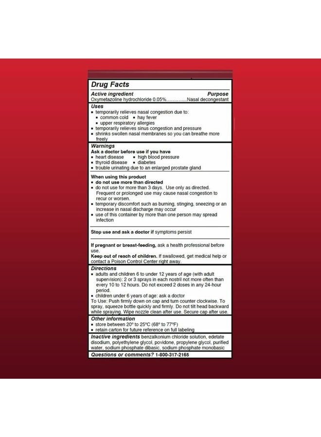 Afrin Original Maximum Strength Nasal Spray, 90 Ml. - Image 2