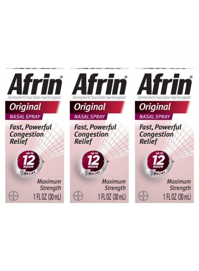 Afrin Original Maximum Strength Nasal Spray, 90 Ml. - Image 1