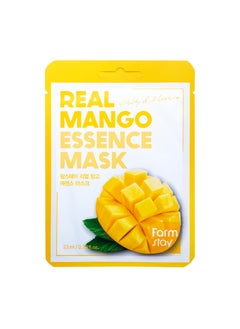 FARMSTAY FARMSTAY Real Mango Essence Mask  Mango Extract Face Mask  With Plumping Hyaluronic Acid  Nourishes Skin Stimulates Cell Regeneration  078 oz 
