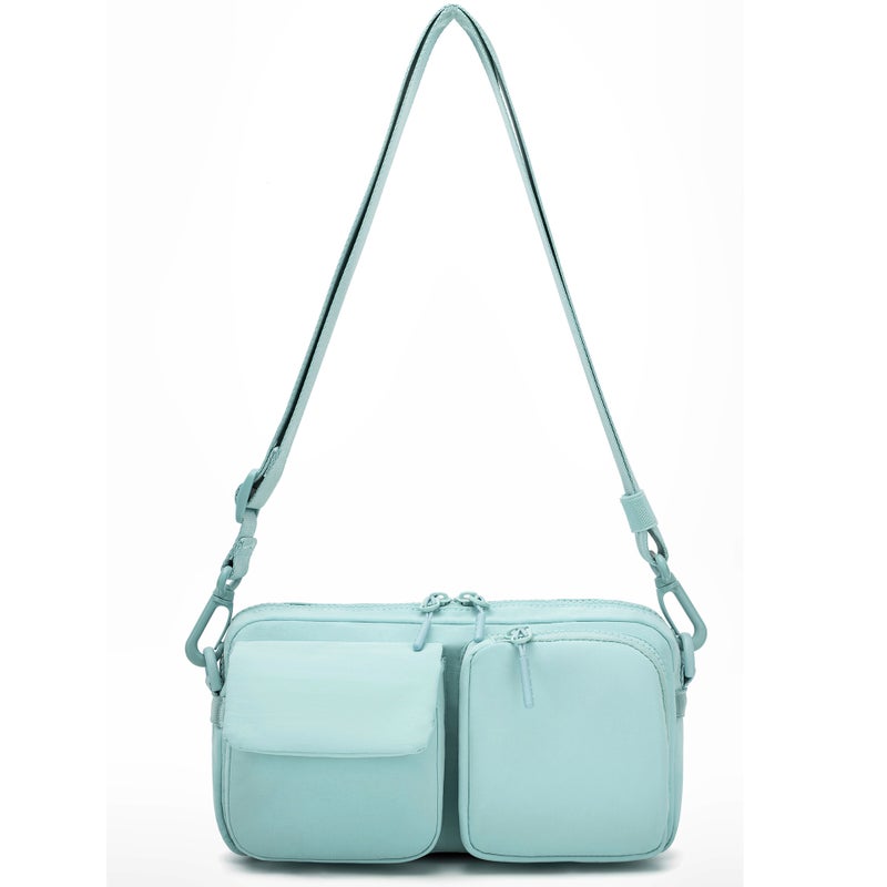 New Lulu-Style Crossbody Bag with Foldable Storage Design, Suitable for Outdoor Sports, Daily Casual Use, and as a Small Sports Bag - Image 3