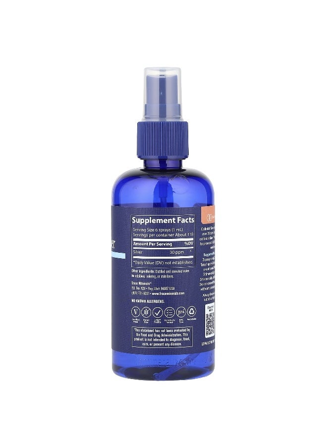 TRACE Trace, Colloidal Silver Mineral Spray, 30 ppm, 4 fl oz (118 ml)  - Image 2