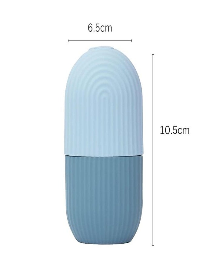 OFFERZONE Ice Roller for Face and Eye, Reusable Silicone Ice Facial Roller Ice Holder, Face Ice Mold Skin Care, Ice Cube Roller for Shrink Pores Anti-Wrinkle Reduce Puffiness - Image 2