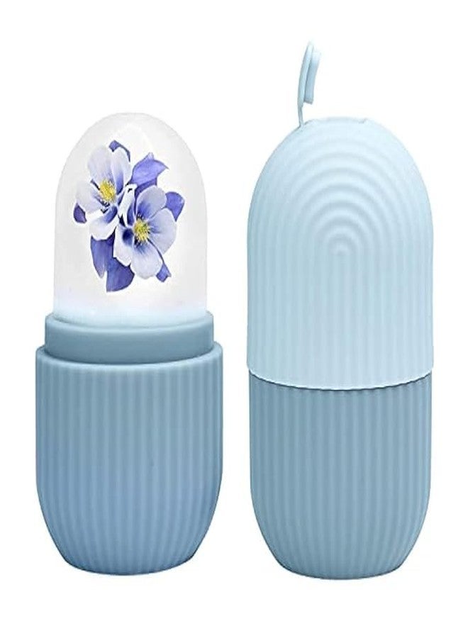 OFFERZONE Ice Roller for Face and Eye, Reusable Silicone Ice Facial Roller Ice Holder, Face Ice Mold Skin Care, Ice Cube Roller for Shrink Pores Anti-Wrinkle Reduce Puffiness - Image 3