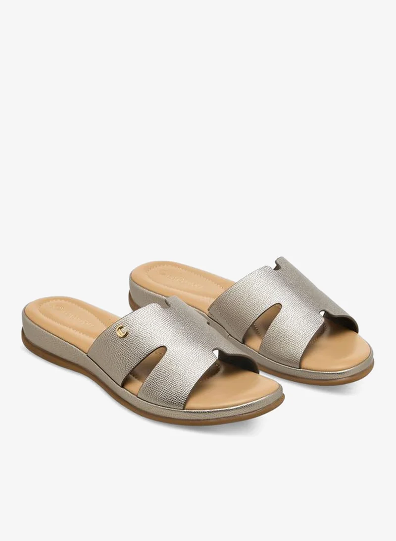 Le Confort Women Floral Print Slide Sandals