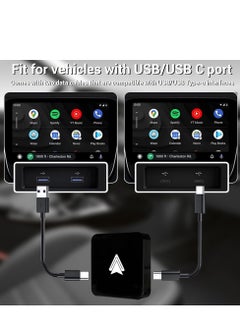 KASTWAVE Wireless Android Auto Adapter for OEM Wired Cars - Convert Factory Wired to Wireless, Plug & Play, Supports USB & Type-C Interface, Black  - Image 3