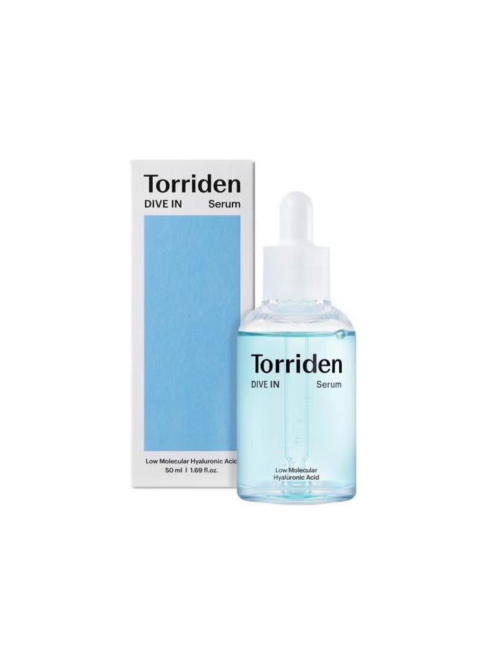 Torriden DIVE-IN Low-Molecular Hyaluronic Acid Serum, 1.69 fl oz | Fragrance-free Face Serum for Dry, Dehydrated, Oily Skin | Vegan, Clean, Cruelty-Free Korean Skin Care - Image 1