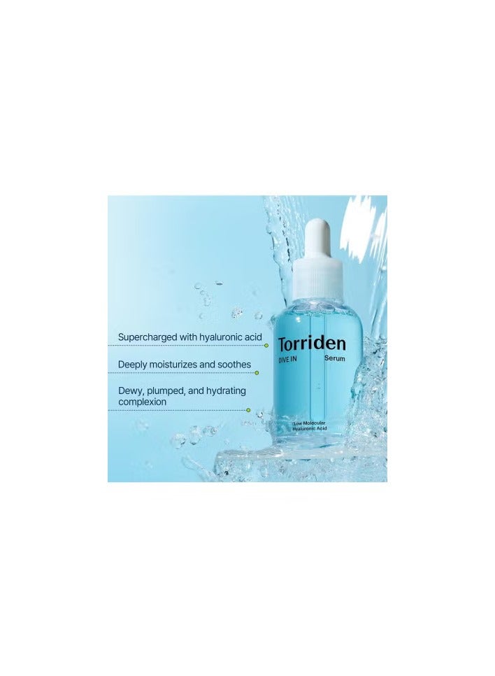 Torriden DIVE-IN Low-Molecular Hyaluronic Acid Serum, 1.69 fl oz | Fragrance-free Face Serum for Dry, Dehydrated, Oily Skin | Vegan, Clean, Cruelty-Free Korean Skin Care - Image 4