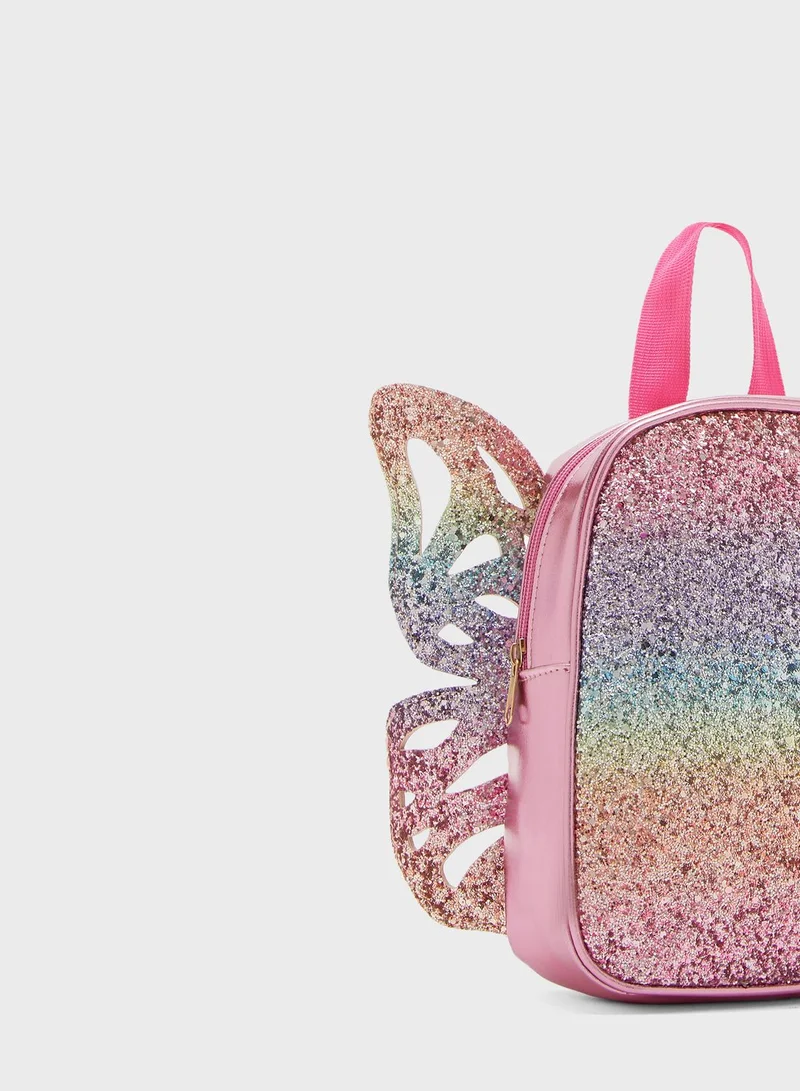shoexpress Shimmer Butterfly Backpack