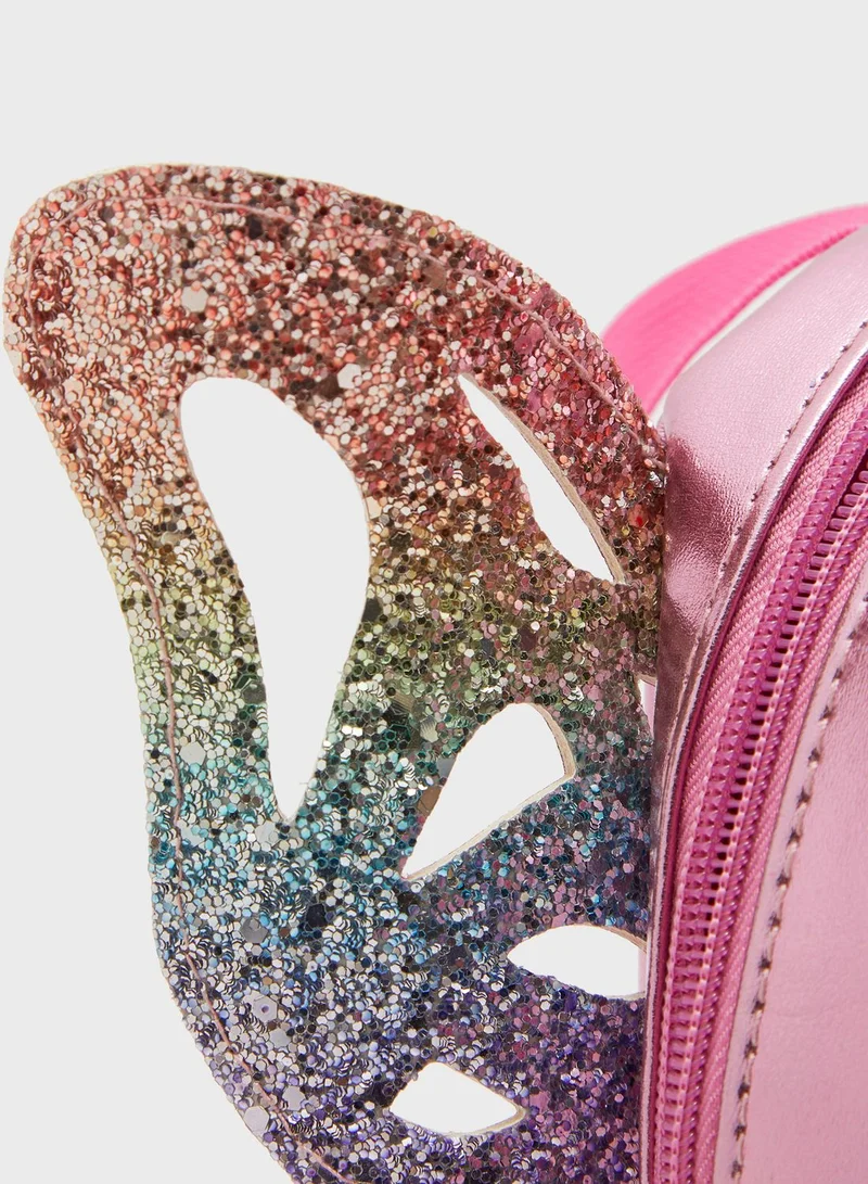 shoexpress Shimmer Butterfly Backpack