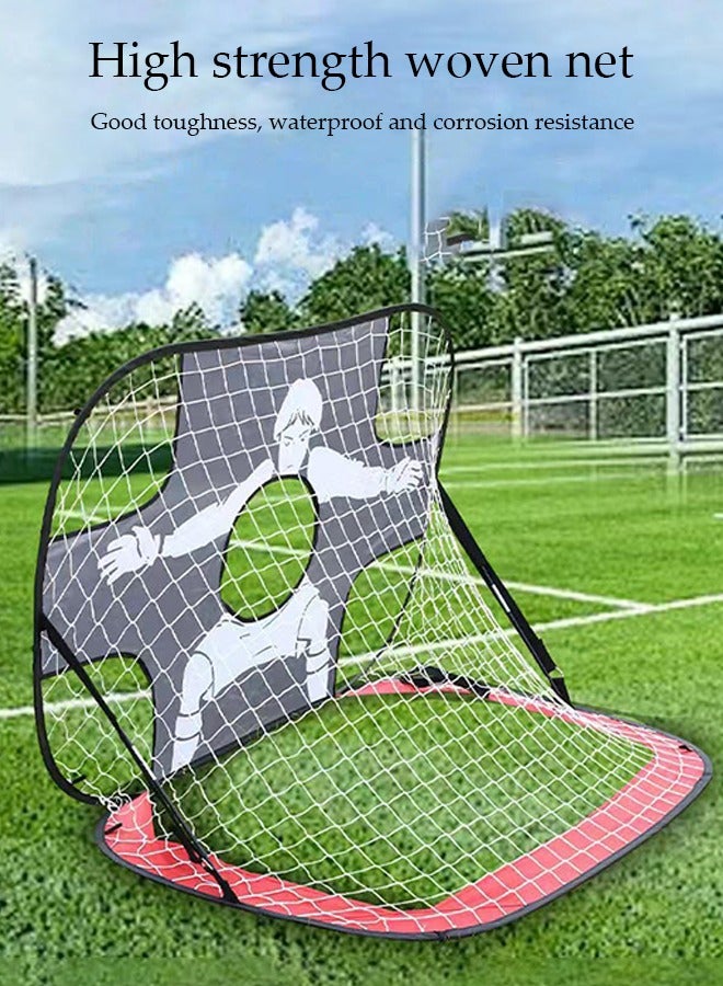 DUNISO 2-In-1 Children's Soccer Goal, Children's Pop-Up Soccer Goal, Portable Mini Soccer Goal, Foldable, Easy To Set Up, Suitable For   Indoor And Outdoor Use - Image 3