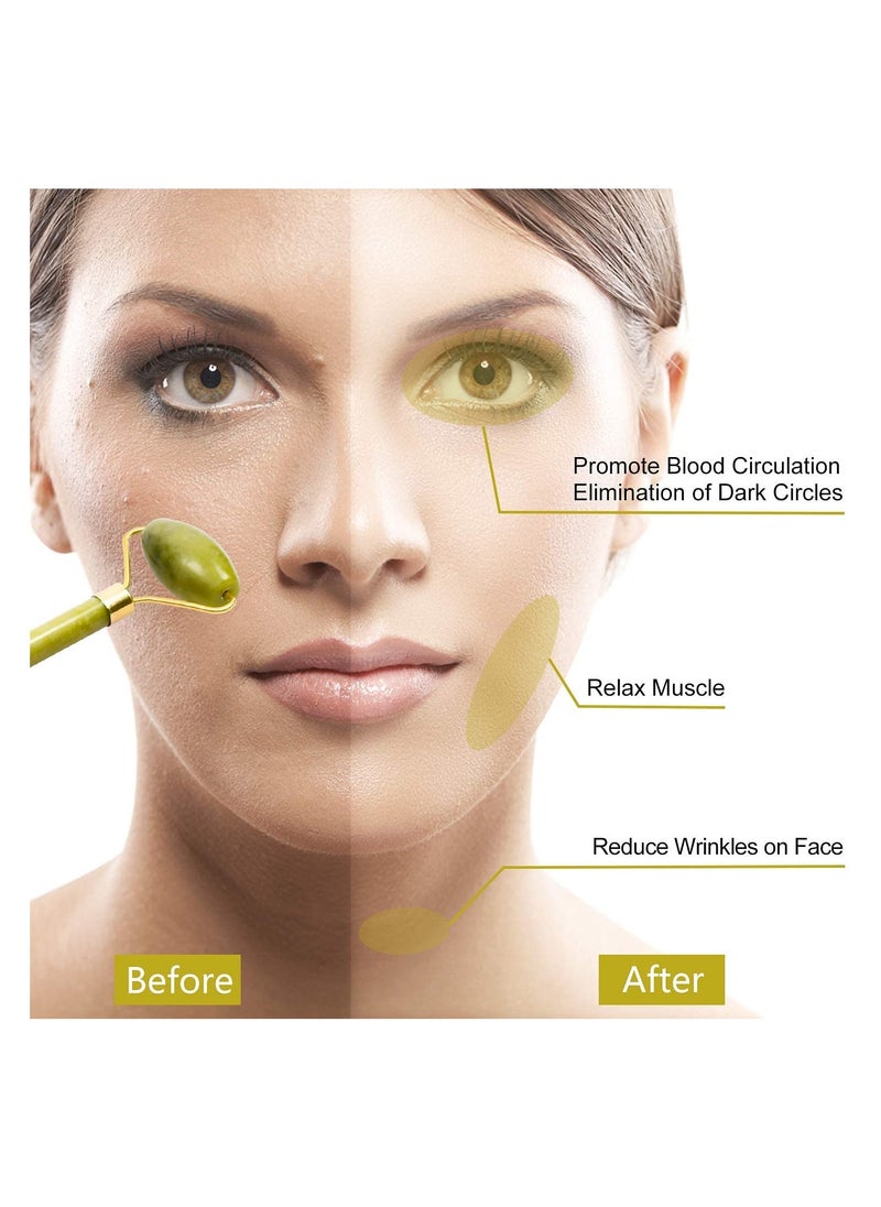 ORiTi - Jade, Face Roller Gua Sha Scraping Massage Tool - Image 1