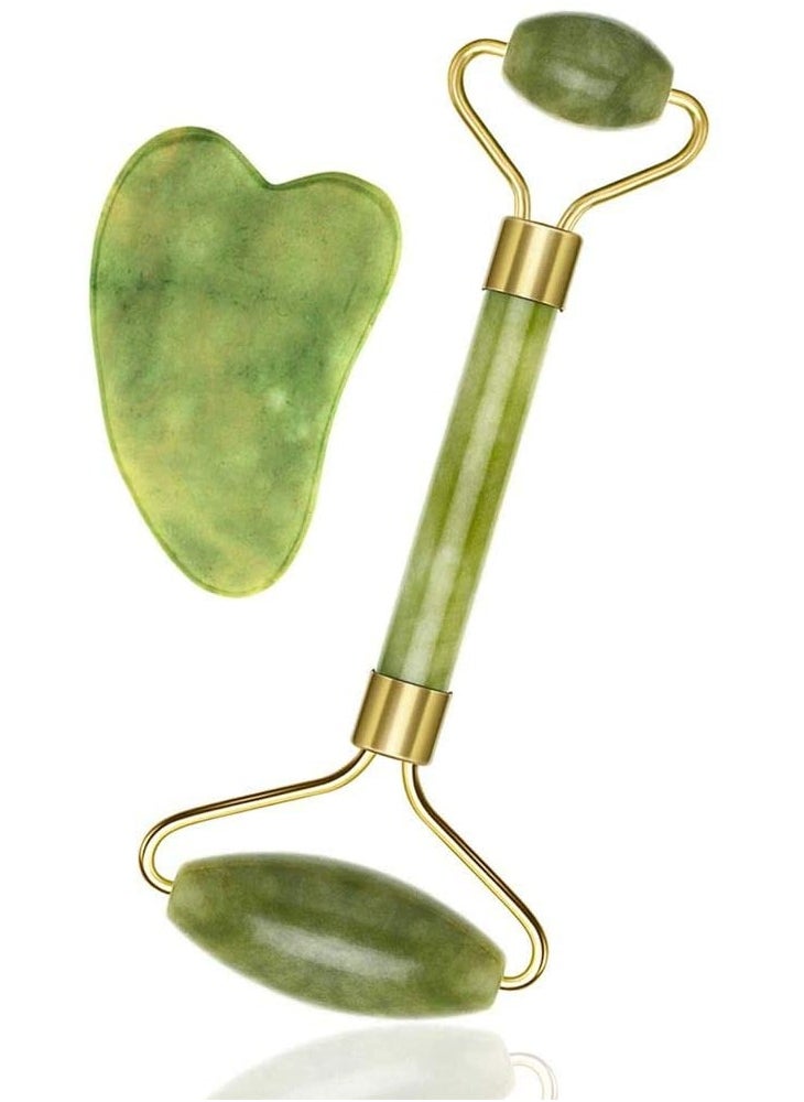 ORiTi - Jade, Face Roller Gua Sha Scraping Massage Tool - Image 1