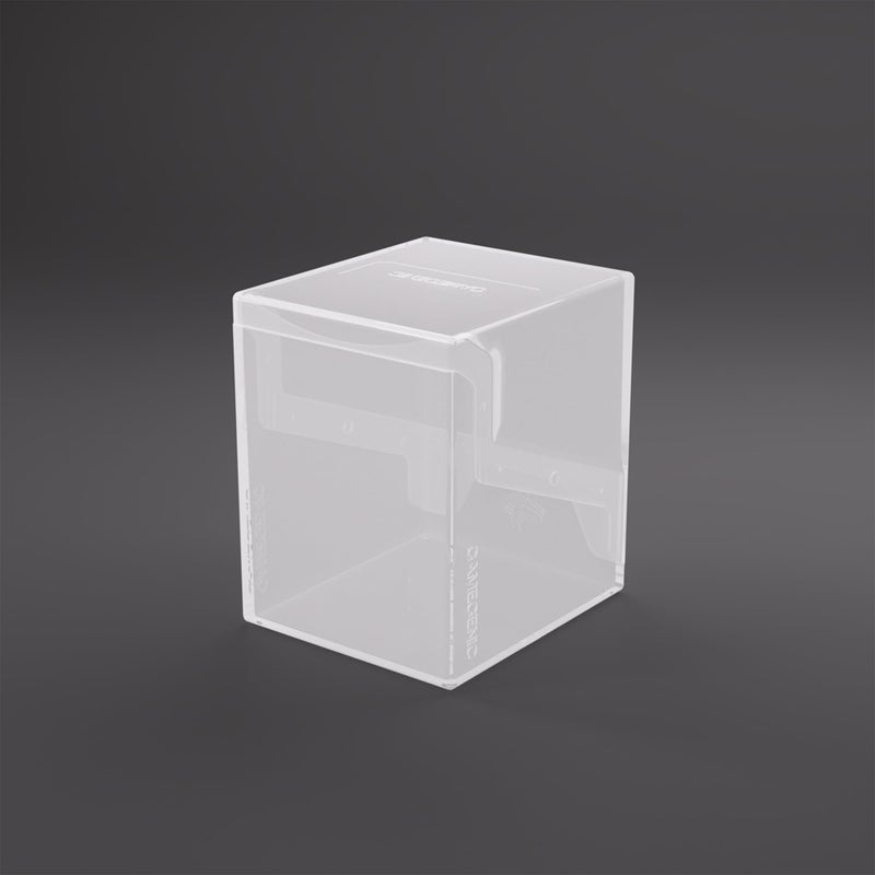 Gamegenic Bastion 100 XL Deck Box Compact Secure and Perfectly Organized for Your Trading Cards Safely Protects 100 DoubleSleeved Cards White Color Made