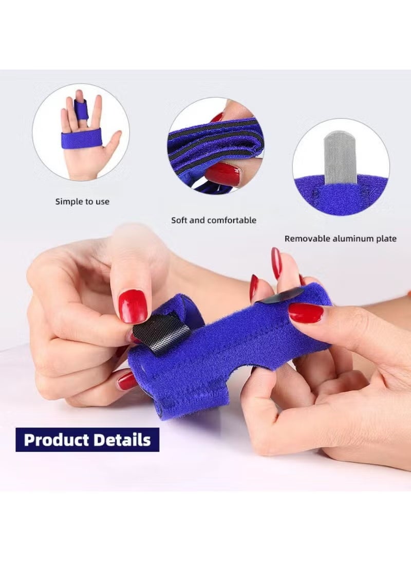 Left hand brace, index finger middle finger little finger, trigger finger splint for arthritis pain tendon injury, fracture mallet finger stabilizer brace for dislocated joint fixator wrap - Image 2