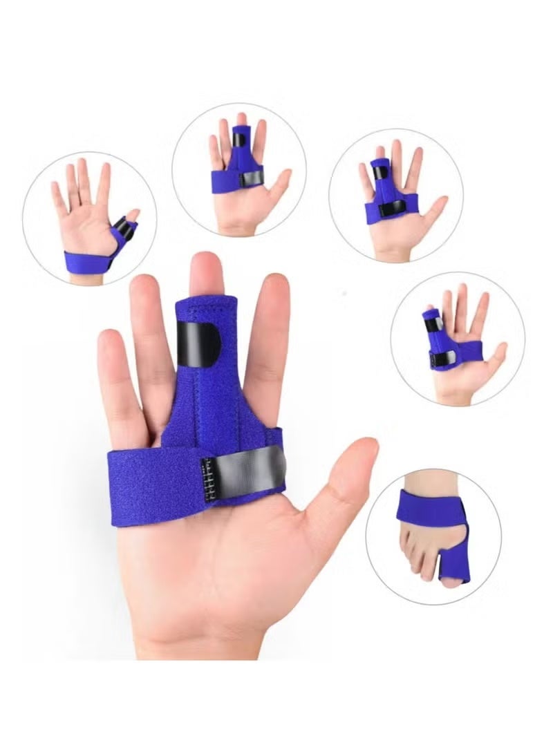 Left hand brace, index finger middle finger little finger, trigger finger splint for arthritis pain tendon injury, fracture mallet finger stabilizer brace for dislocated joint fixator wrap - Image 1