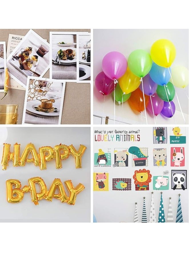 10 Removable Balloon Hanging Strips For Party Supplies Wedding Birthday Party Supplies 1000 Pieces, Multiple Colors - Image 2