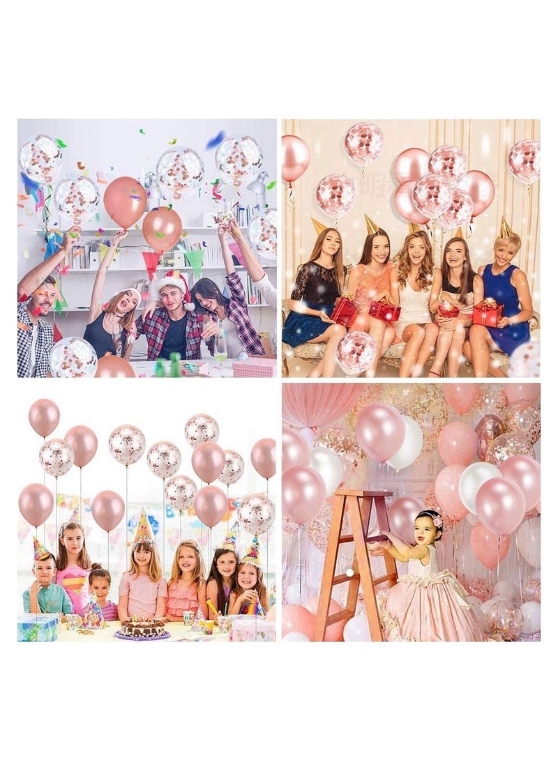 DUNISO 95pcs Multicolor Balloon Garland Arch Kit Pink and White Latex Party Balloons Set For Baby Birthday Wedding Party Background Decorations - Image 4