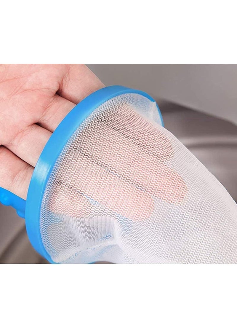 KASTWAVE - 6pcs Reusable Washing Machine Lint Catcher Household Lint Mesh Bag Hair Filter Net Pouch Washer Hair Nice Hot No Chemicals Tumble Wash Washing Laundry Dryer Balls Soften Fabric - Image 1