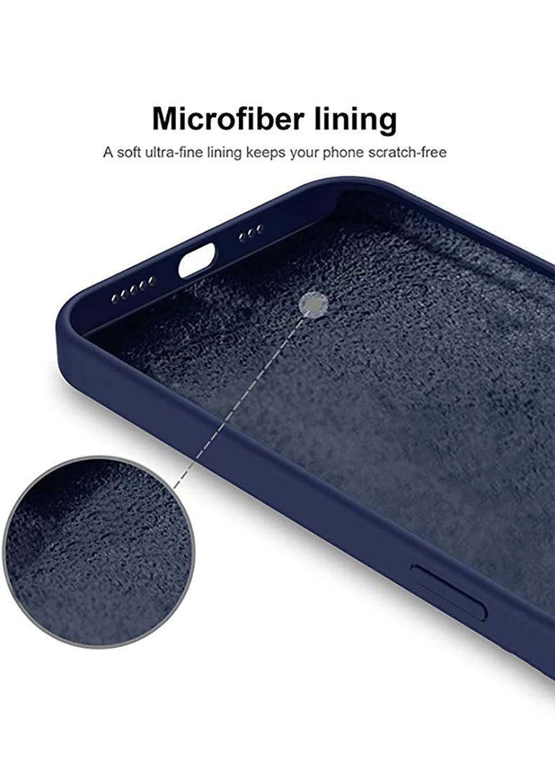 Theodor - Protective Slim Fit Case Liquid Silicone Cover with Full Body Protection Anti-Scratch Shockproof Case For iPhone 14 Pro Blue  - Mode special copy - Image 1