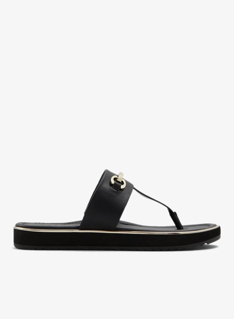 الدو DEVERENA Metal Accent Flatform Sandals