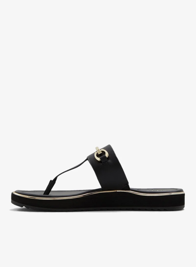 ALDO  DEVERENA Metal Accent Flatform Sandals for Women | Best Price UAE