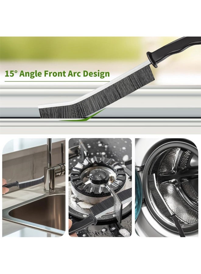 11Pcs Crevice Cleaning Brush Set with Scraper,  Hard Bristle Cleaning Supplies for Kitchen, Bathroom, Corner, Sink  - Image 4