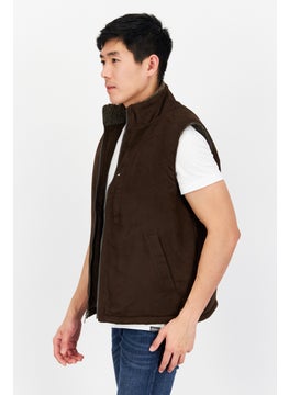 Men Sleeveless Bomber Vest Jacket, Brown - pzsku/Z4B0DDDB8302761D7F154Z/45/_/1737642303/6be78ff1-c74a-41a4-a099-5b3c669b6cf1