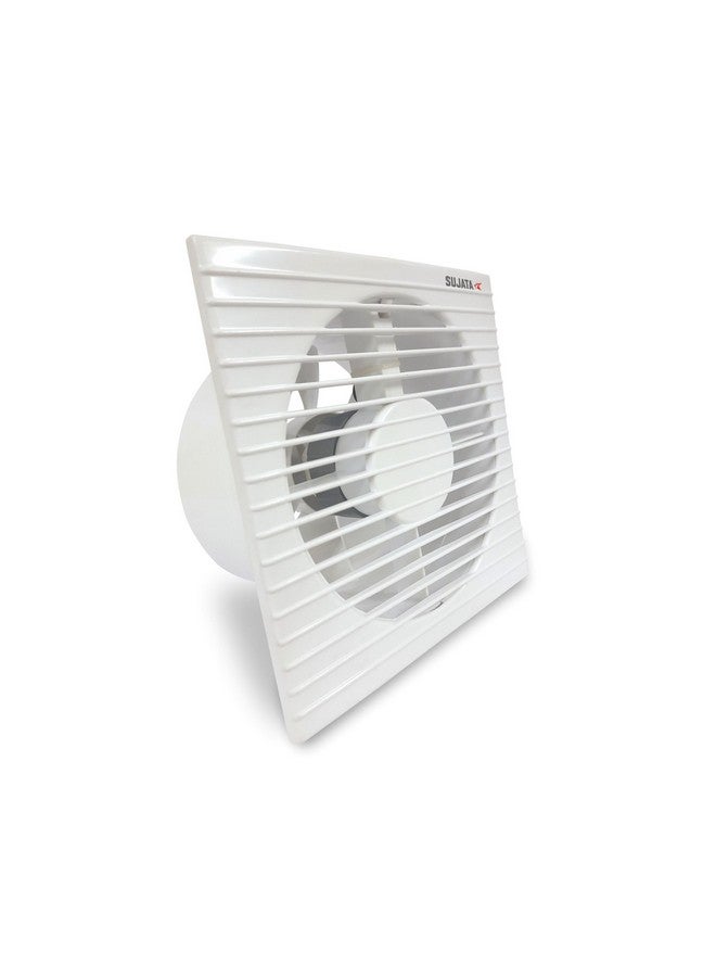 Sujata Exhaust Fan | 2 Yrs Warranty | 150mm, 230V, 2300 RPM, Fan for Bathroom 6 inch, Exhaust Fan for Kitchen 6 inch, 100% Copper Winding, For All Rooms (APB216 - White) - Image 1