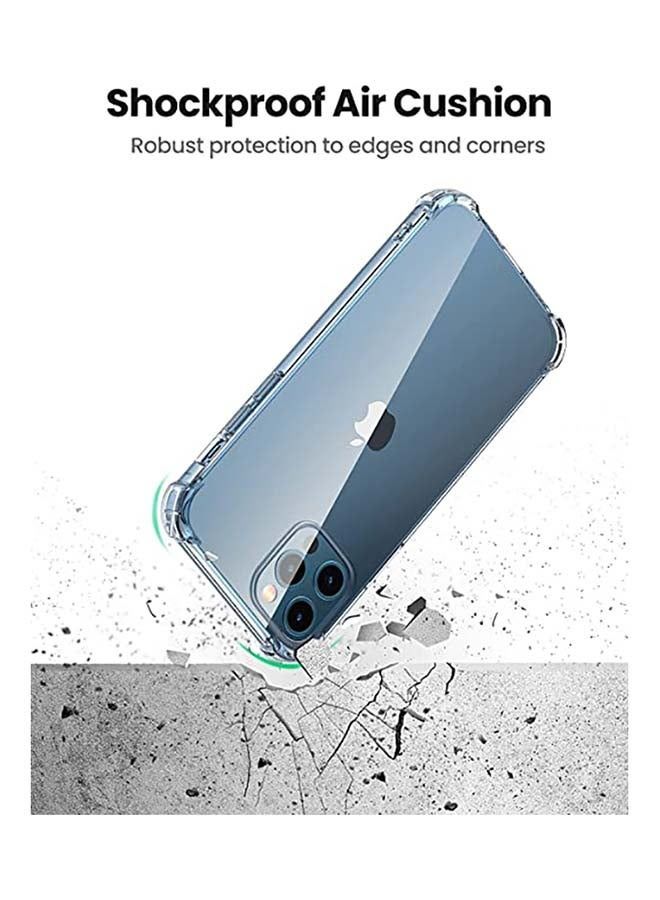 جراب iPhone 12 Pro Max مقاس 6.7 بوصة جراب واقٍ من مادة TPU الشفافة رفيعة مع 4 زوايا حماية ضد الصدمات غطاء شفاف ناعم مقاوم للخدش ومضاد للسقوط شفاف - Image 4