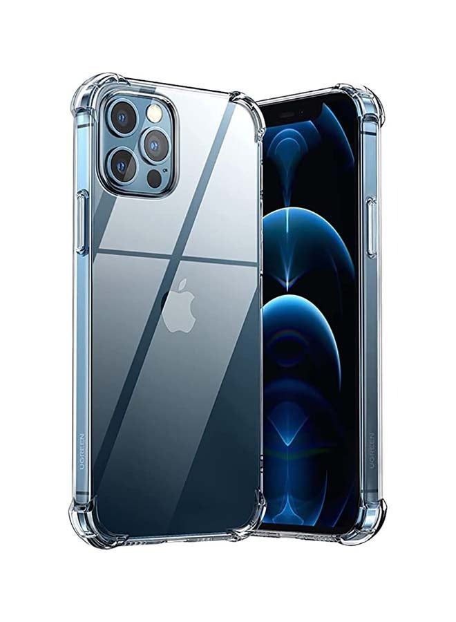 جراب iPhone 12 Pro Max مقاس 6.7 بوصة جراب واقٍ من مادة TPU الشفافة رفيعة مع 4 زوايا حماية ضد الصدمات غطاء شفاف ناعم مقاوم للخدش ومضاد للسقوط شفاف - Image 1