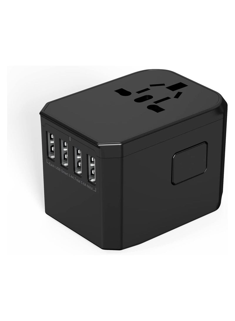 Universal Travel Adapter with 4 Ultra-Fast USB Port and 1 Ultra-Fast USB Type C Port and Power Socket Worldwide Plugs - Image 3