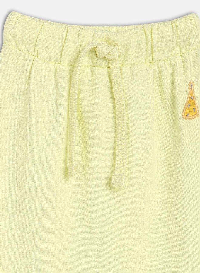 miniklub Baby Knitted Cotton Lime Color Knit Bottom, Pack of 1 (0-3M) - Image 3
