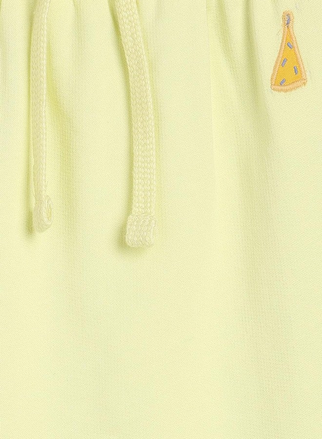 miniklub Baby Knitted Cotton Lime Color Knit Bottom, Pack of 1 (0-3M) - Image 4