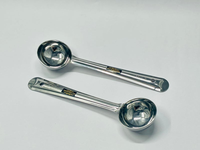 Dev Industries Stainless Steel Kitchen Tools for Home & Kitchen, Cooking & Serving, Ladle(Karchhi) for Serving/Cooking/Pouring All Types of Gravies/Dal/Curries (Ladle No.5 (31cm)(Pack of 2)) - Image 1