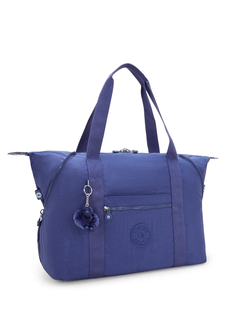 Kipling Art M Multi-use medium tote with trolley sleeve Ocean Blue