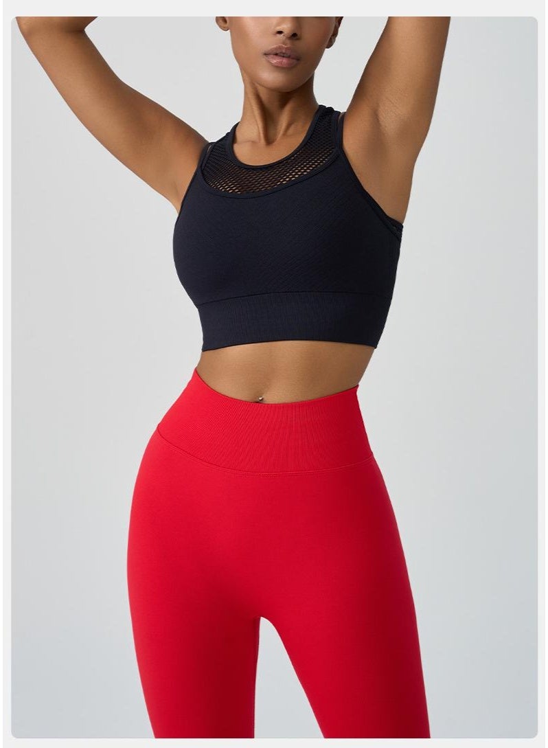 Women Sports Bra Top Push Up Fitness Yoga Bra Underwear Sport Tops for Women Breathable Running Vest Gym Wear - Image 1