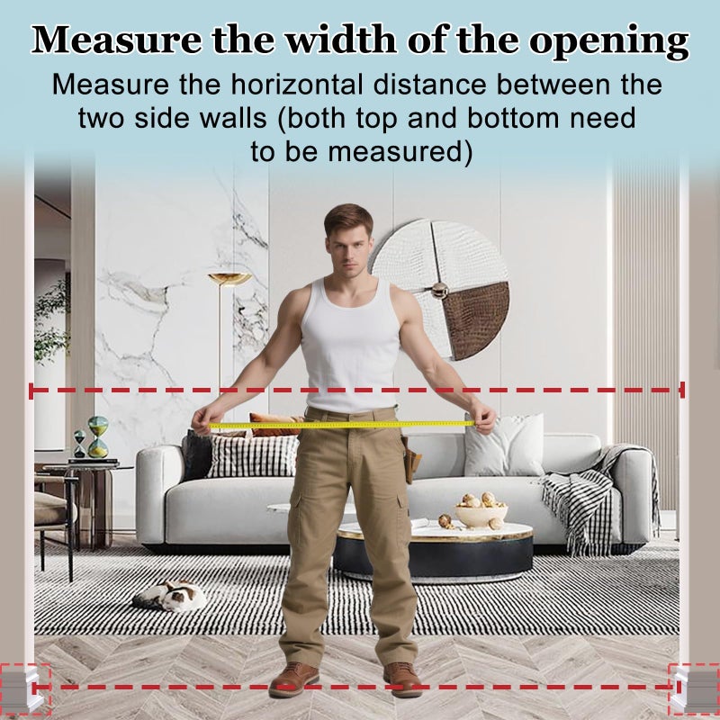 WAOWAO Triple Lock Baby Gate Extra Wide 57.87-62.59" Pressure Mounted Walk Through Swing Auto Close Safety White Metal Dog Pet Puppy Cat for Stairs,Doorways,Kitchen - Image 2