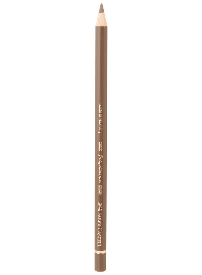 FABER-CASTELL Faber-Castell Polychromos Artists' Single Pencil - Colour 178 Nougat - Image 1