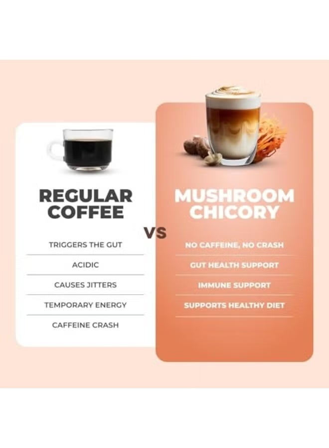 RYZE SUPERFOODS Mushroom Chicory with 6 Organic Adaptogenic Mushrooms, Keto Decaf Coffee with Chicory Root for Energy, Focus, Digestion, Immunity with Lions Mane, Turkey Tail, Shiitake - Image 4