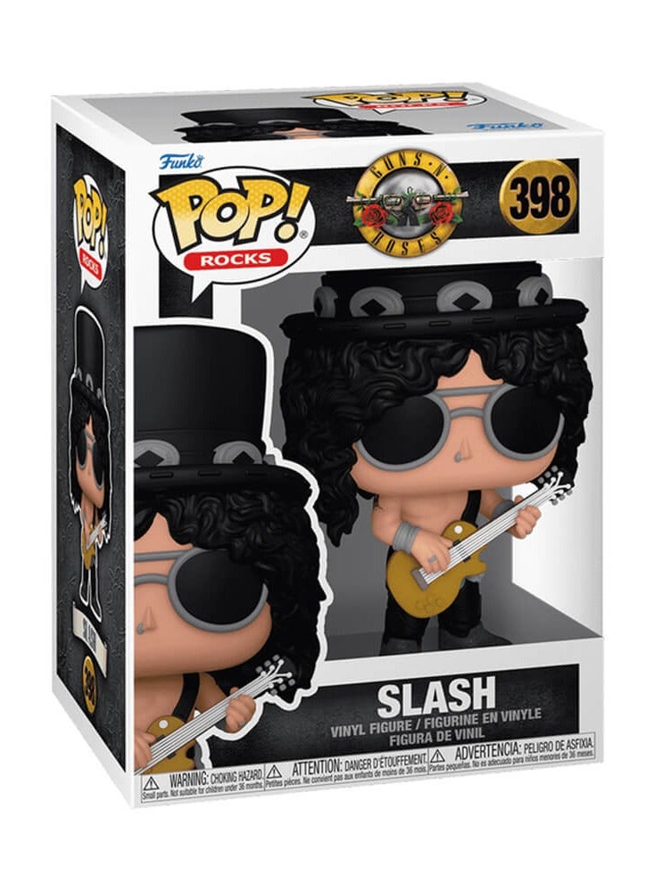 Funko Pop! Music: Hard Rock Guns N Roses - Slash (Shirtless) (1990's) #398 - Image 2