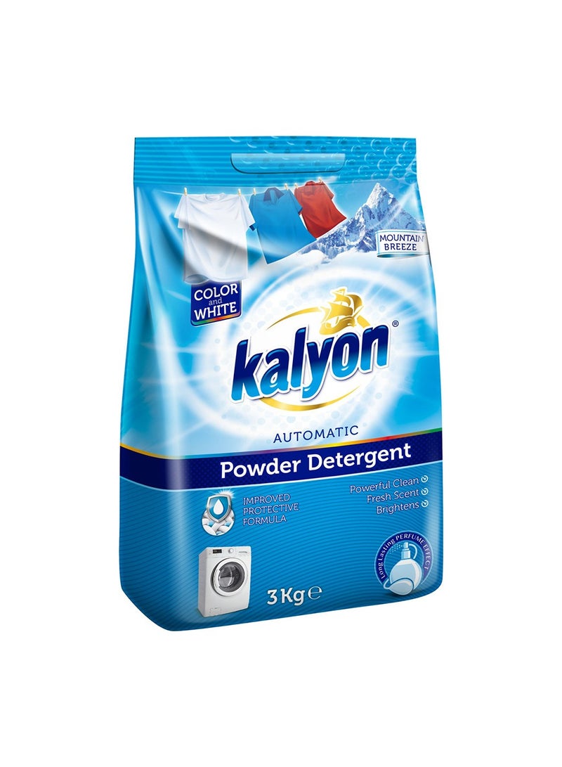 kalyon Powder Detergent Mountain Breeze 3 KG - Image 1