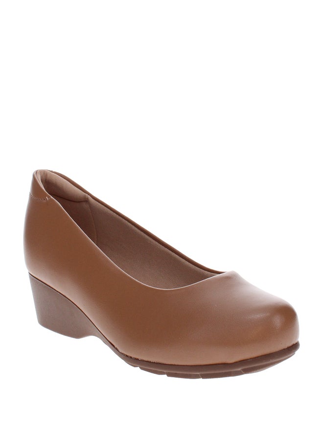 MODARE Solid Pointed Toe Wedge Heel Shoes - Image 2