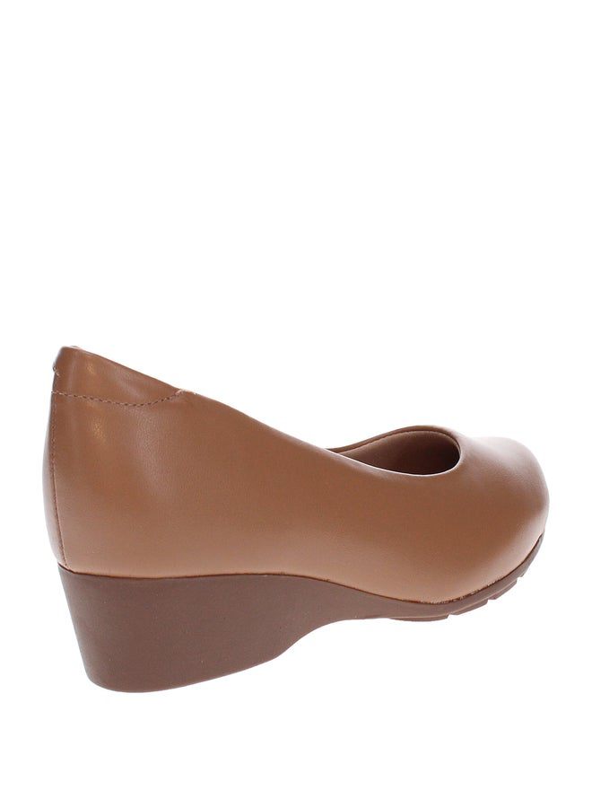 MODARE Solid Pointed Toe Wedge Heel Shoes - Image 4