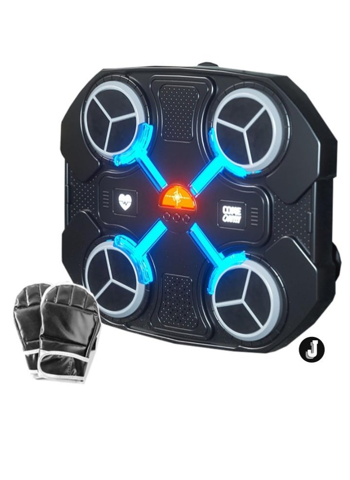 JAJEEK "NEW Music Boxing Machine – Smart Wall-Mounted Punching Machine with Bluetooth & LED Lights" - Image 1