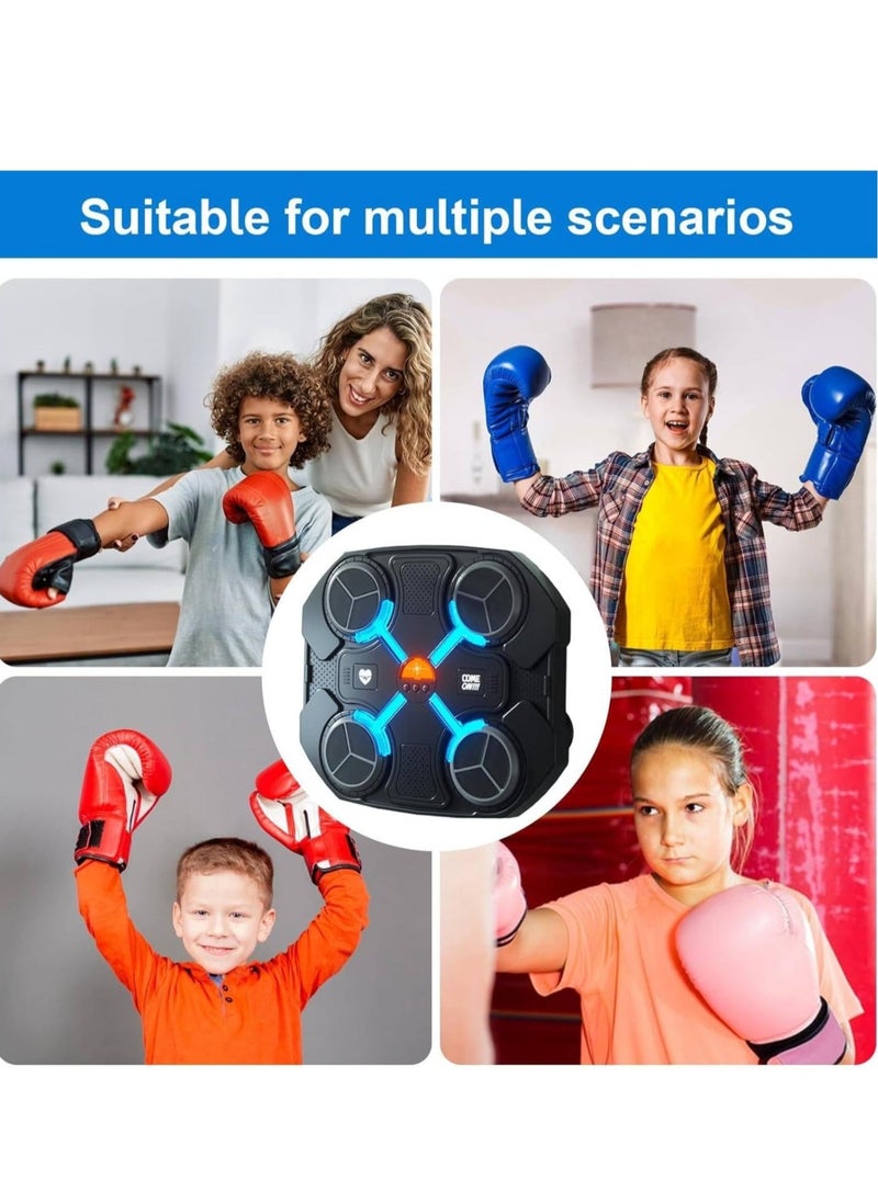 JAJEEK "NEW Music Boxing Machine – Smart Wall-Mounted Punching Machine with Bluetooth & LED Lights" - Image 4