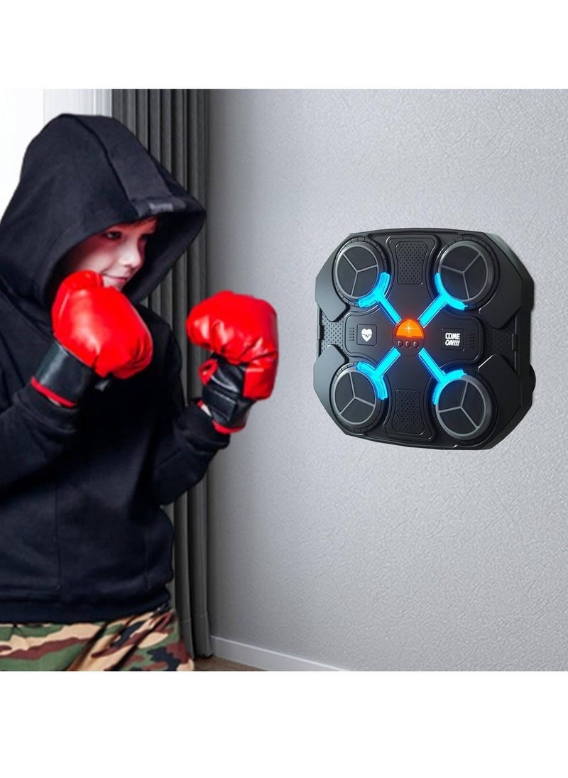 JAJEEK "NEW Music Boxing Machine – Smart Wall-Mounted Punching Machine with Bluetooth & LED Lights" - Image 2