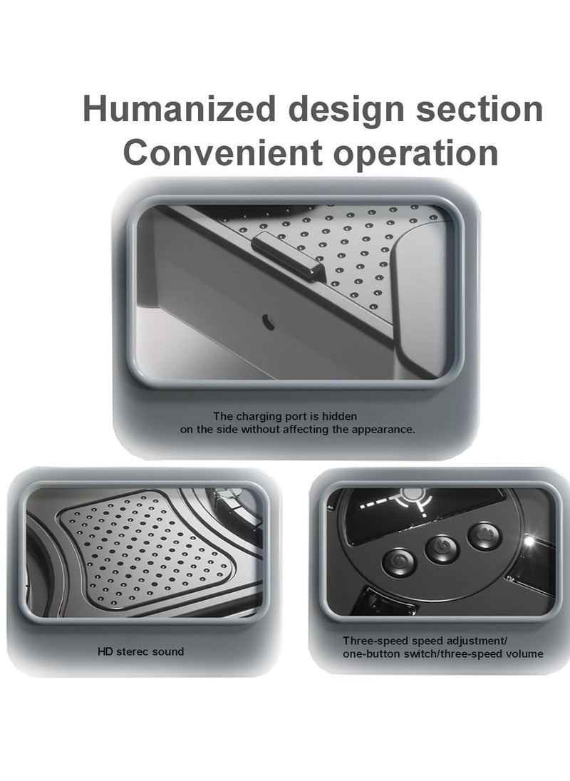 JAJEEK "NEW Music Boxing Machine – Smart Wall-Mounted Punching Machine with Bluetooth & LED Lights" - Image 5