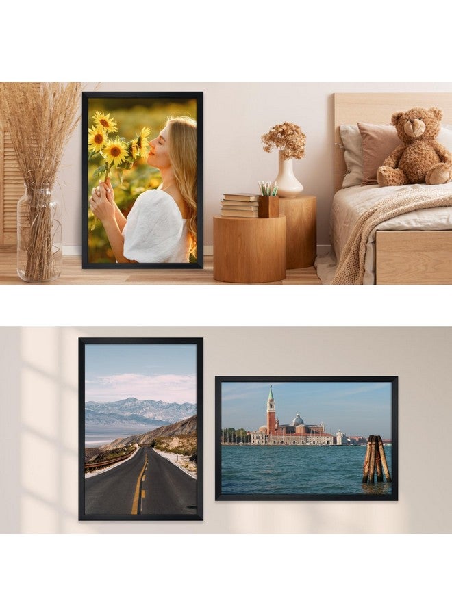 Giftgarden 24x36 Poster Picture Frame Black, Textured Aluminum Frame 36x24 for Wall Display, Single - Image 4