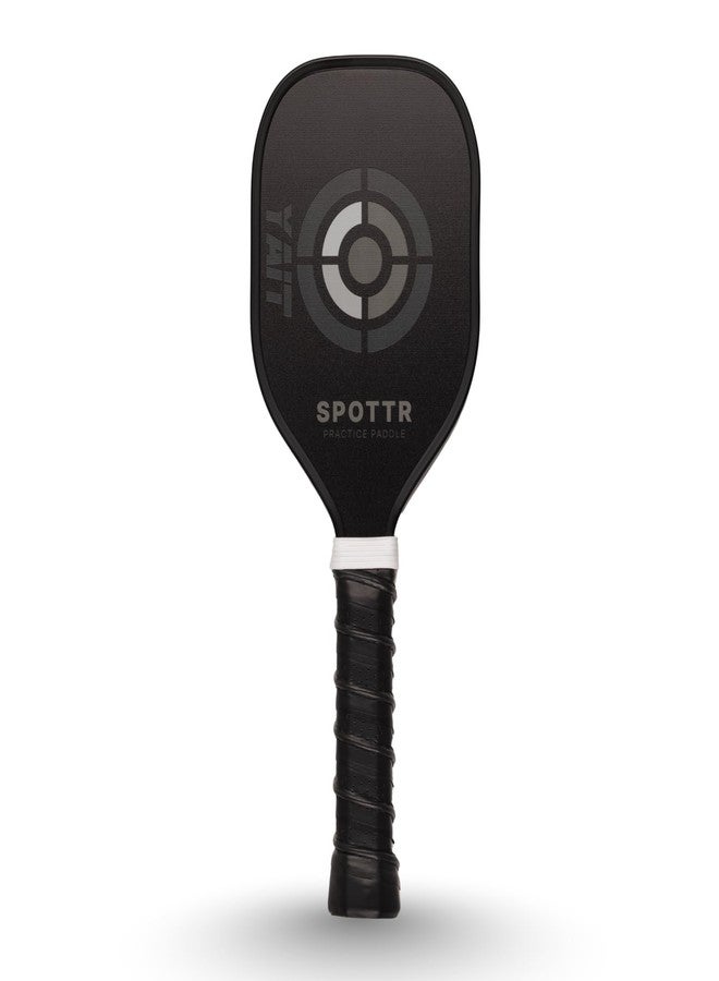 YAIT Sports Spottr Training Pickle Ball Racket| 16mm Japanese Toray T700 Carbon Fiber Pickleball Paddle | Long Handle + Small Paddle Face | Improve Sweet Spot Accuracy & Control - Image 1