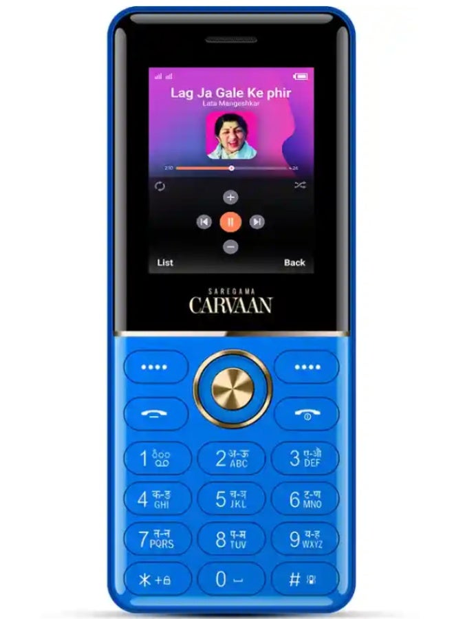 SAREGAMA Carvaan Mobile Hindi Don Lite M14-BLUE - Image 1